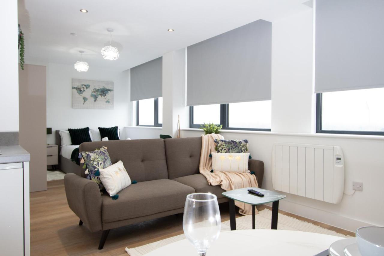 Stylish Studio Apt Overlooking Old Trafford Mánchester Exterior foto
