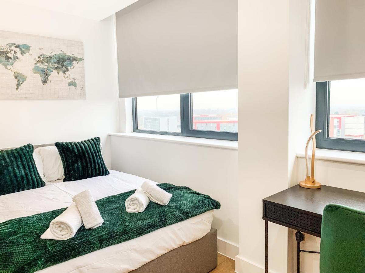 Stylish Studio Apt Overlooking Old Trafford Mánchester Exterior foto
